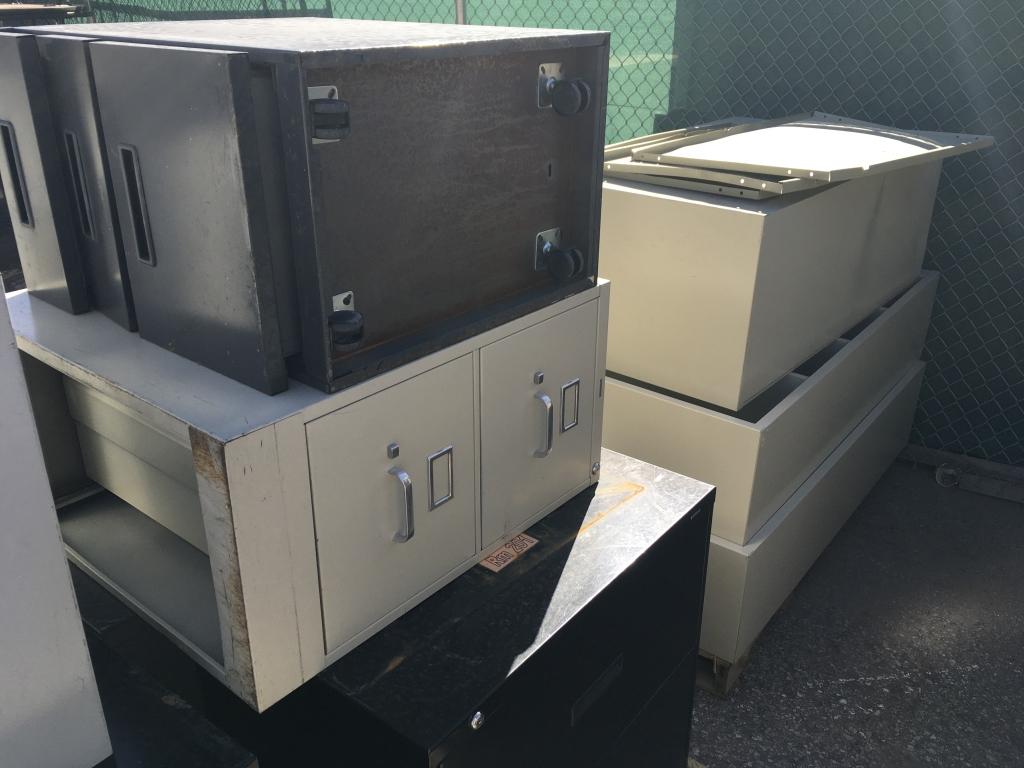 School Surplus - Row of File Cabinets