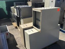 School Surplus - Row of File Cabinets