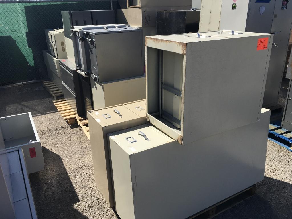School Surplus - Row of File Cabinets