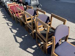 School Surplus - (2) Rows of Office Chairs