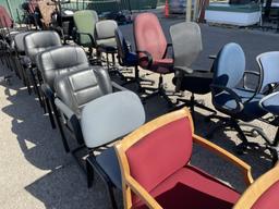 School Surplus - (2) Rows of Office Chairs