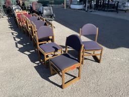 School Surplus - (2) Rows of Office Chairs