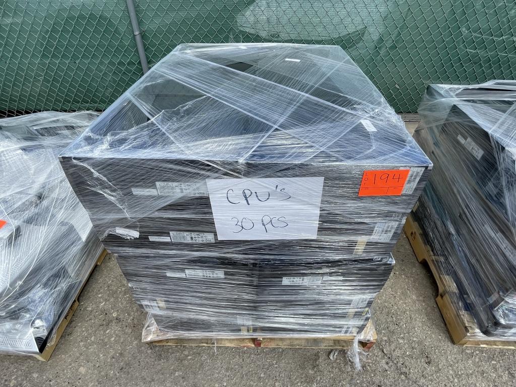 School Surplus - Pallet of CPU's