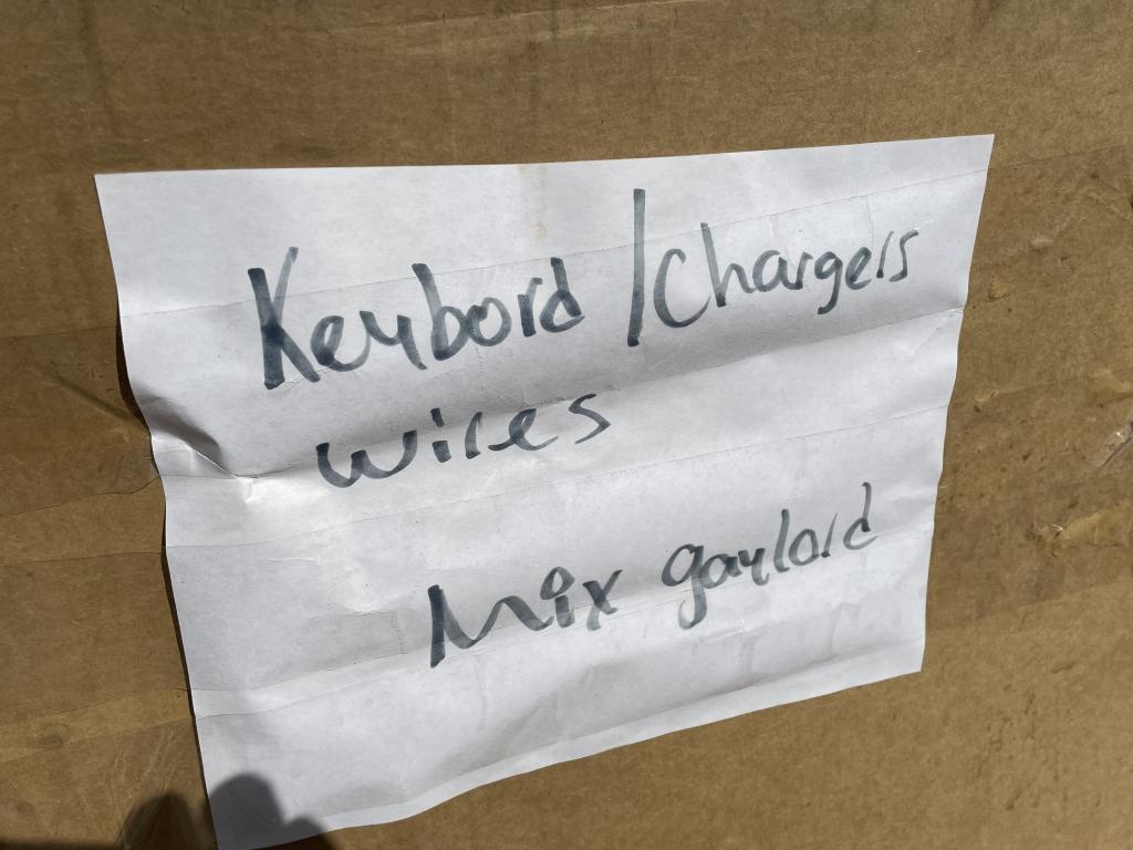 School Surplus - Pallet of Chargers, Mixed Cables