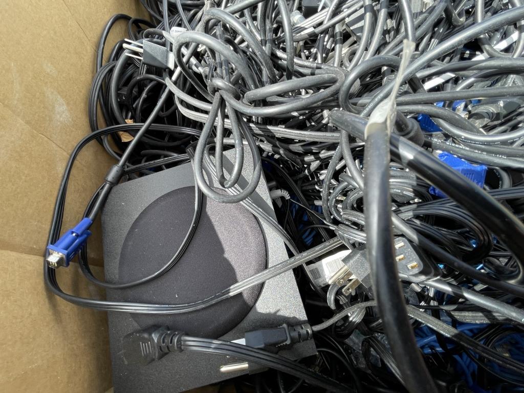 School Surplus - Pallet of Chargers, Mixed Cables