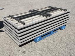 (7) Southern Aluminum Folding Camo Tables 3FTx 6FT