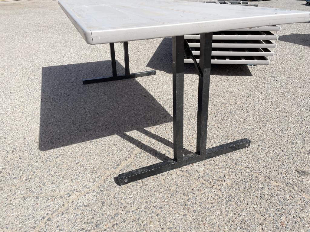(7) Southern Aluminum Folding Camo Tables 3FTx 6FT