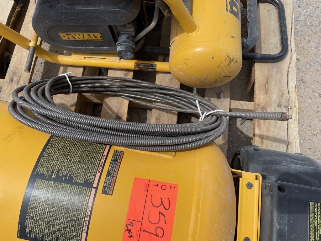 School Facilities Surplus-(2)pc Dewalt Compressors