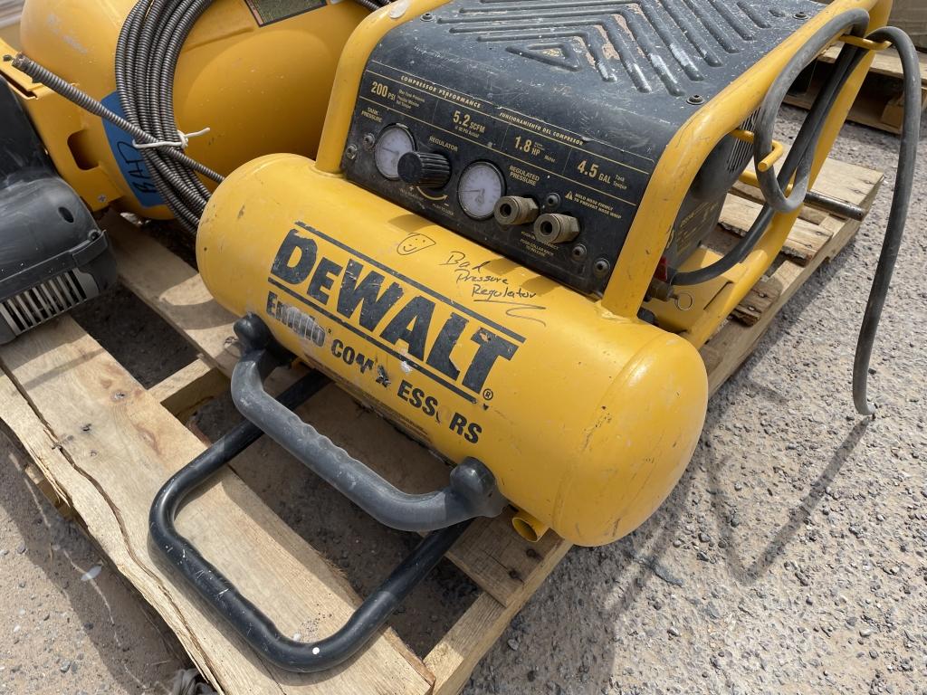 School Facilities Surplus-(2)pc Dewalt Compressors