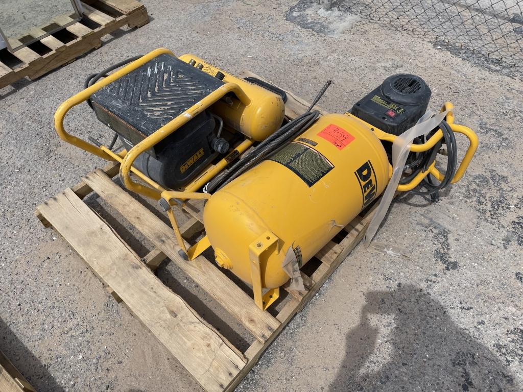 School Facilities Surplus-(2)pc Dewalt Compressors