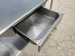 8FT SS Kitchen table w/ Sink & Faucet
