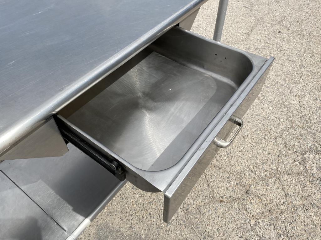 8FT SS Kitchen table w/ Sink & Faucet