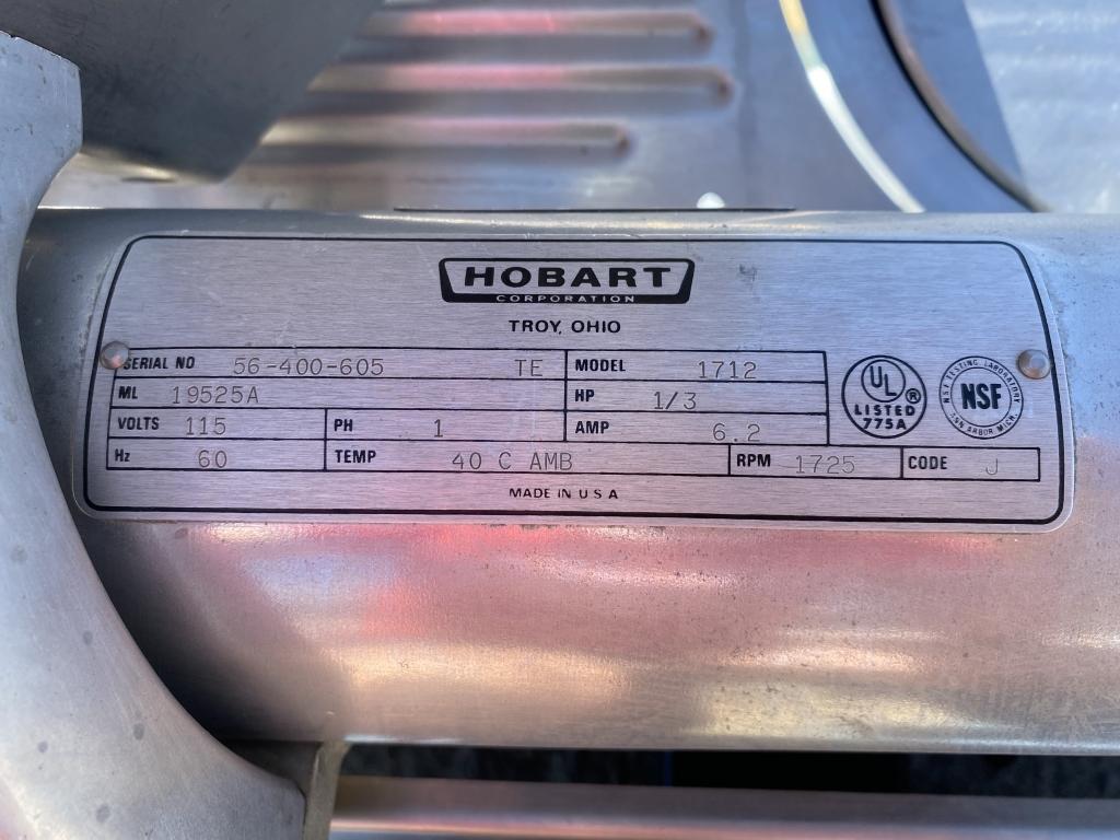 Hobart Commercial Slicer -A