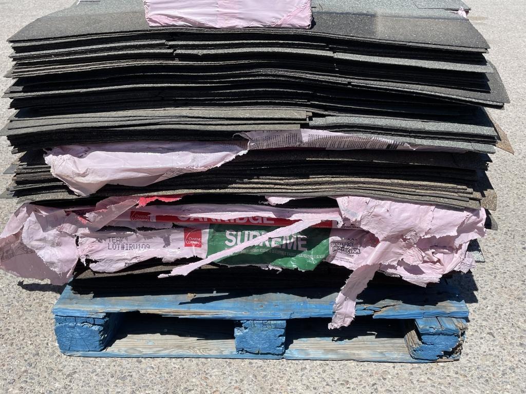 (3) Pallets of Assorted Roofing Tiles