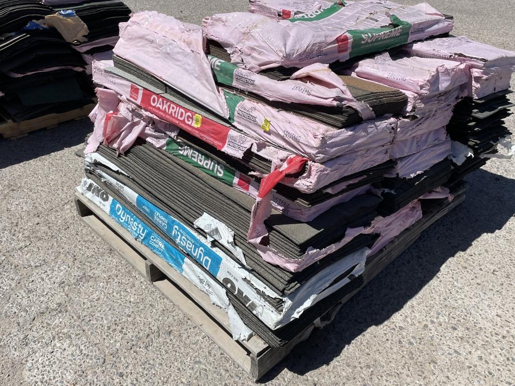 (3) Pallets of Assorted Roofing Tiles
