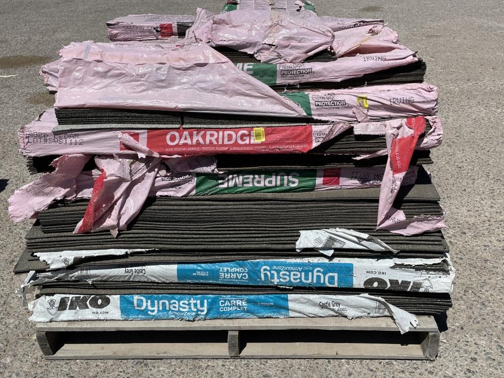 (3) Pallets of Assorted Roofing Tiles