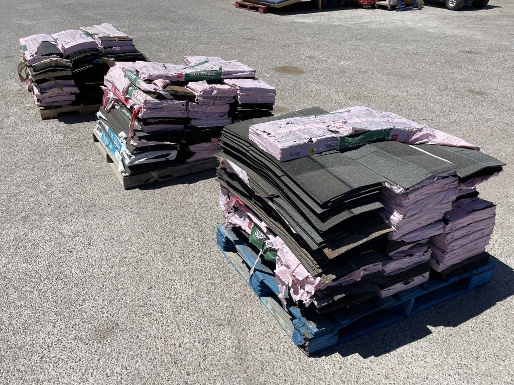 (3) Pallets of Assorted Roofing Tiles