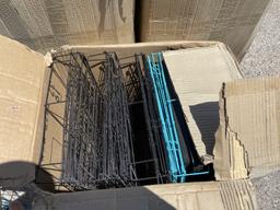 Pallet of UNUSED Pet Cages, Charging Cart