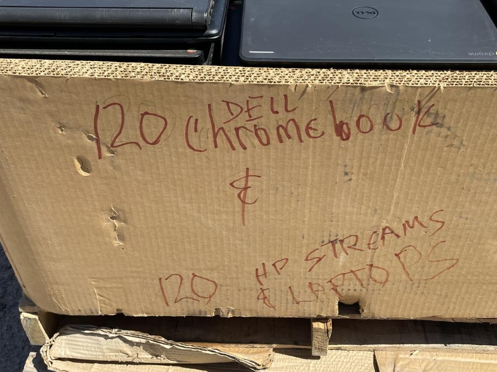 Aprx (240)pcs -Dell ChromeBooks,HP Streams/Laptops