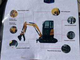 2023 CFG STE35 SR Mini Diesel Excavator