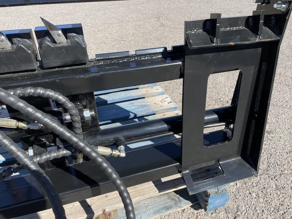 UNUSED Hydraulic Skid-Steer Fork Attachment w/Side