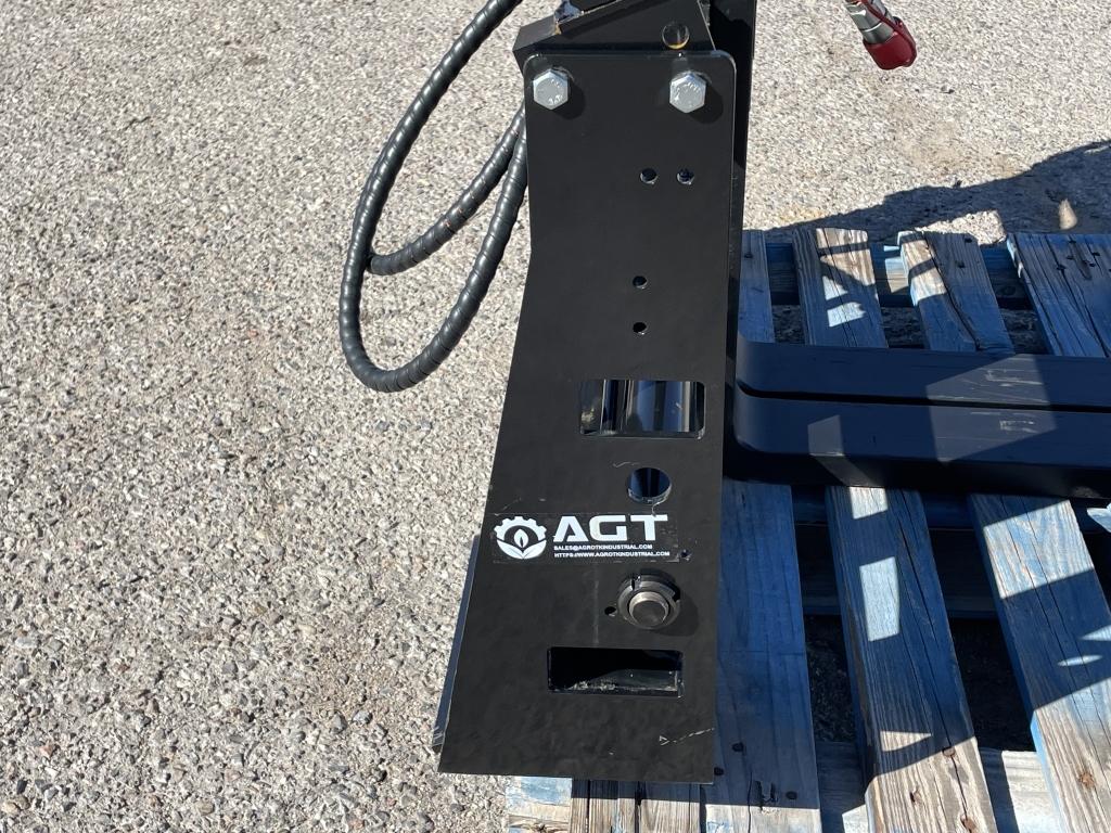UNUSED Hydraulic Skid-Steer Fork Attachment w/Side