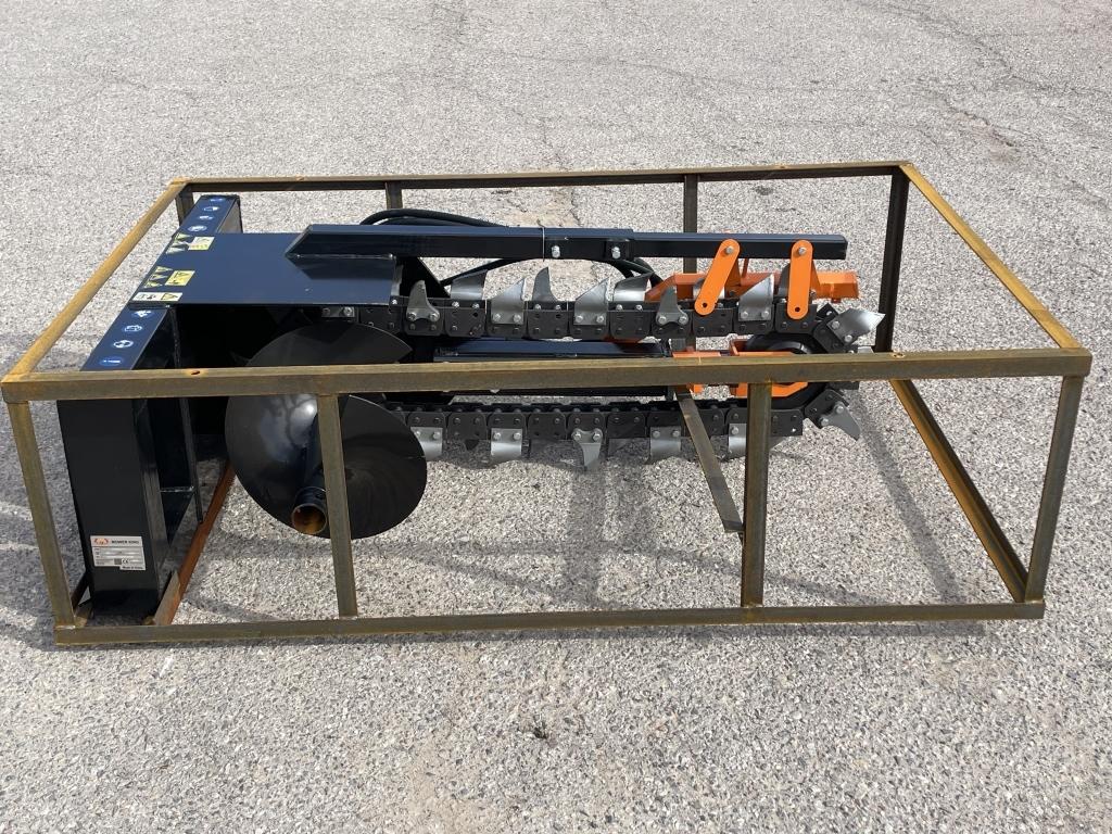 UNUSED Hydraulic Skid-Steer 60" Trencher