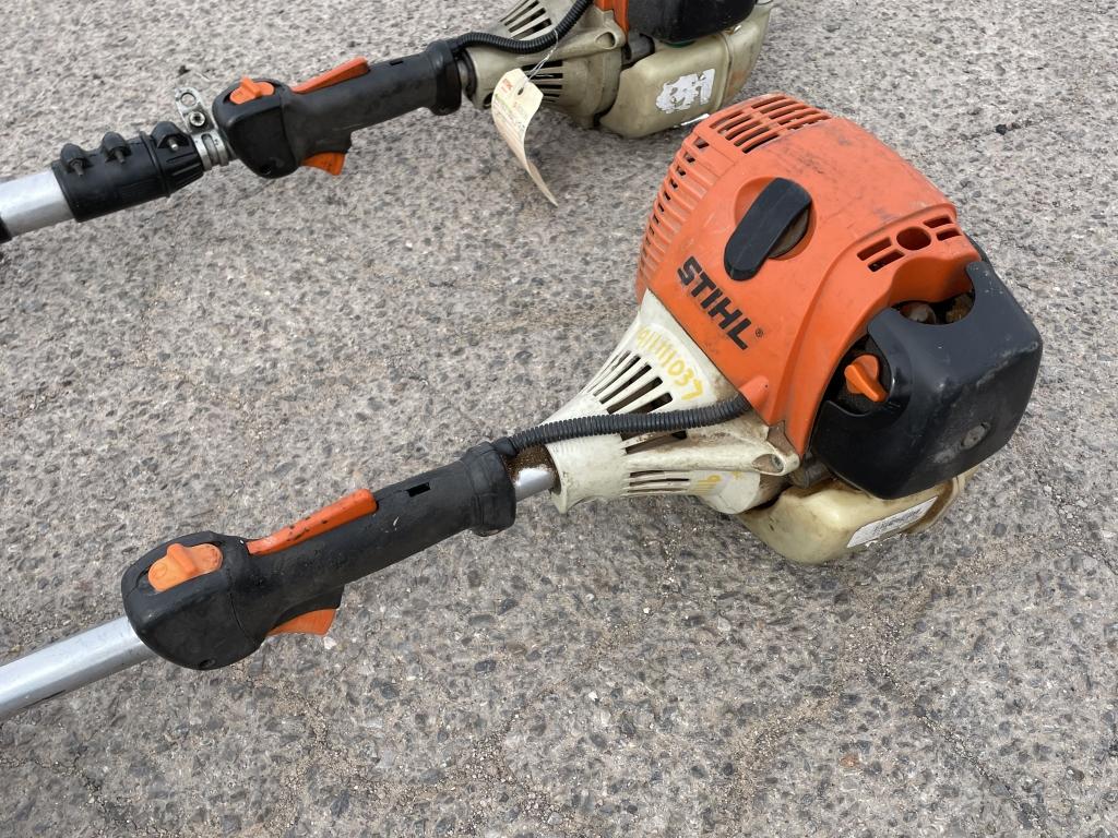 School Surplus - (2)pc Stihl Gas Saw, Edger
