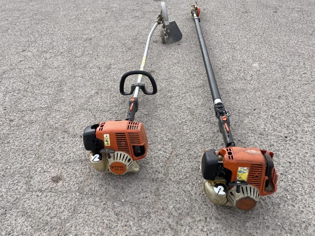 School Surplus - (2)pc Stihl Gas Saw, Edger