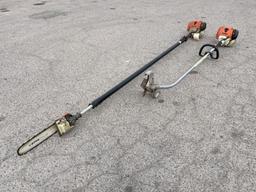 School Surplus - (2)pc Stihl Gas Saw, Edger