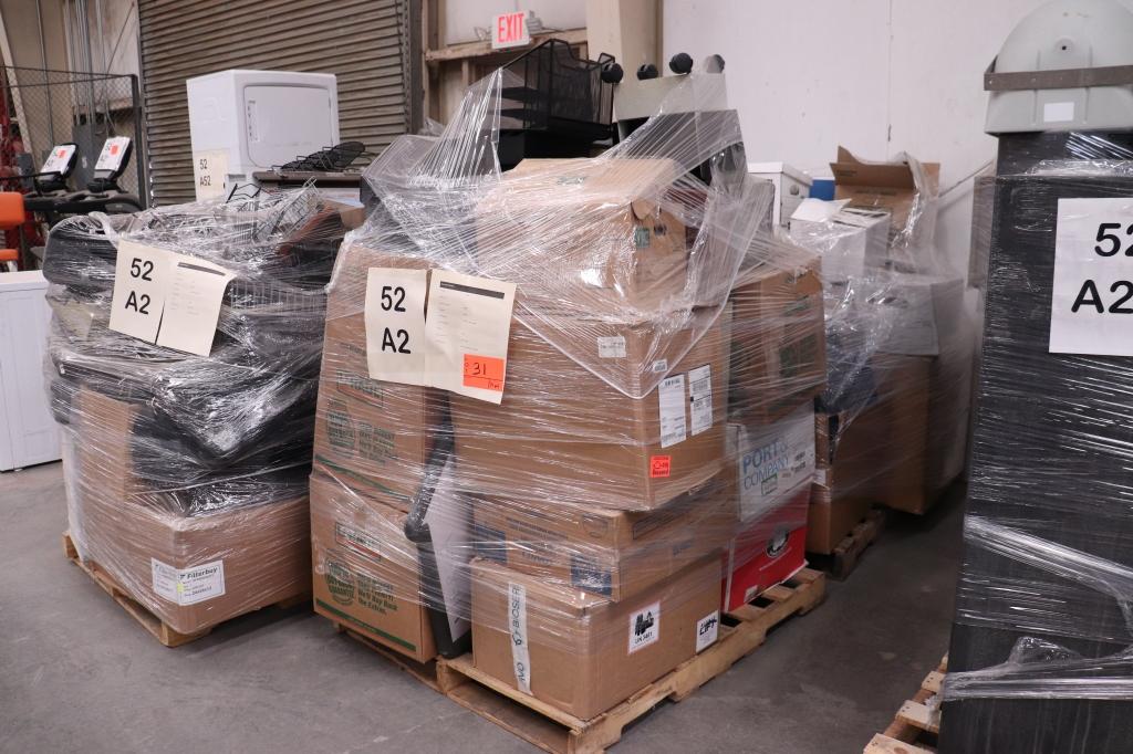 UTEP College Surplus- (2) Pallets of Misc Office