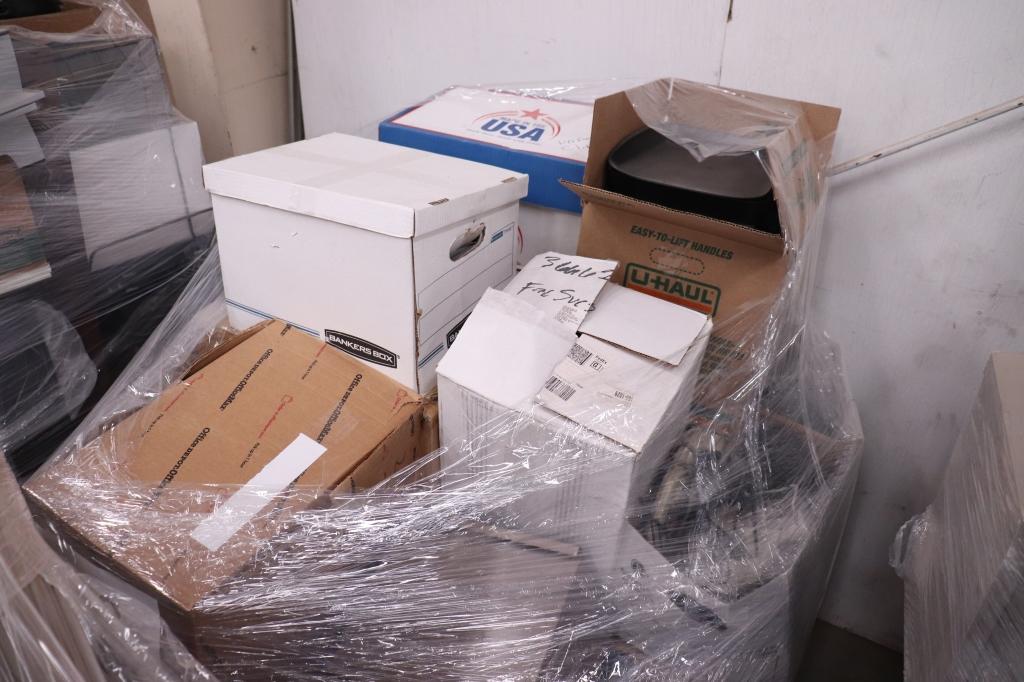 UTEP College Surplus- (2) Pallets of Misc Office