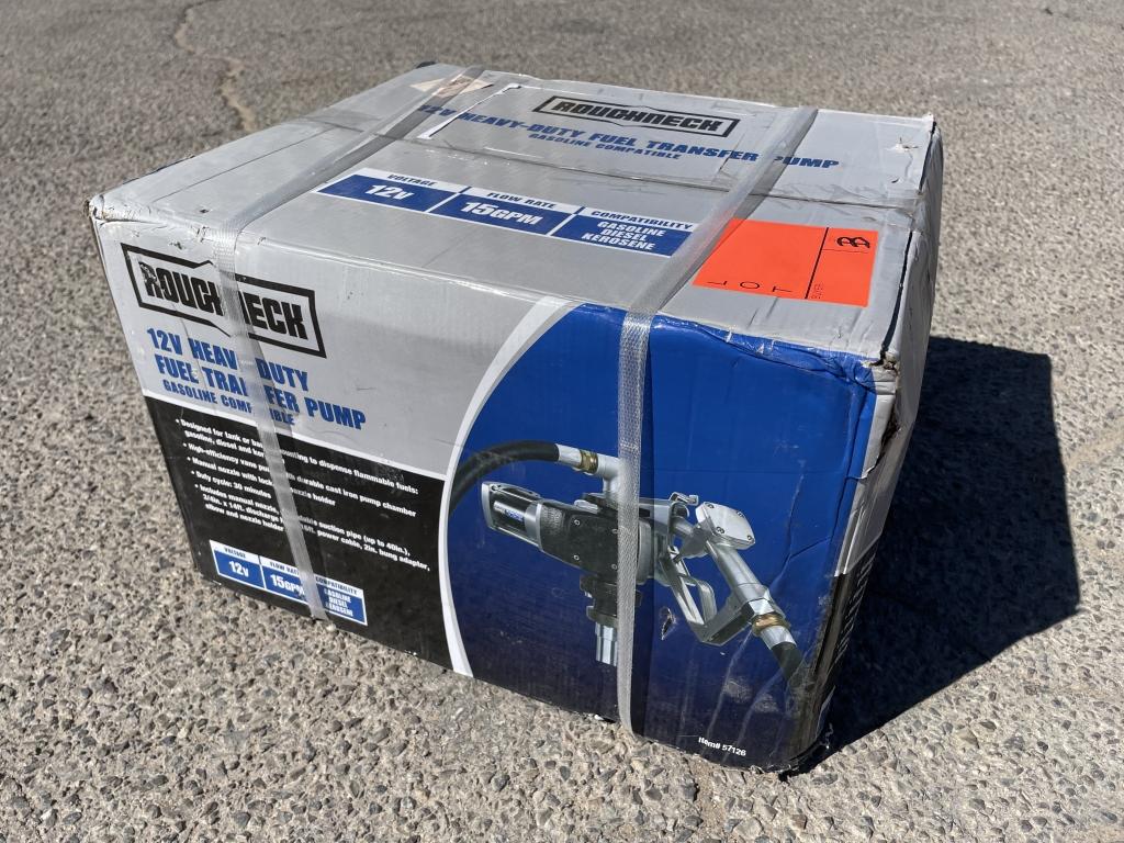 Roughneck 120V Fuel Transfer Pump in Box -B