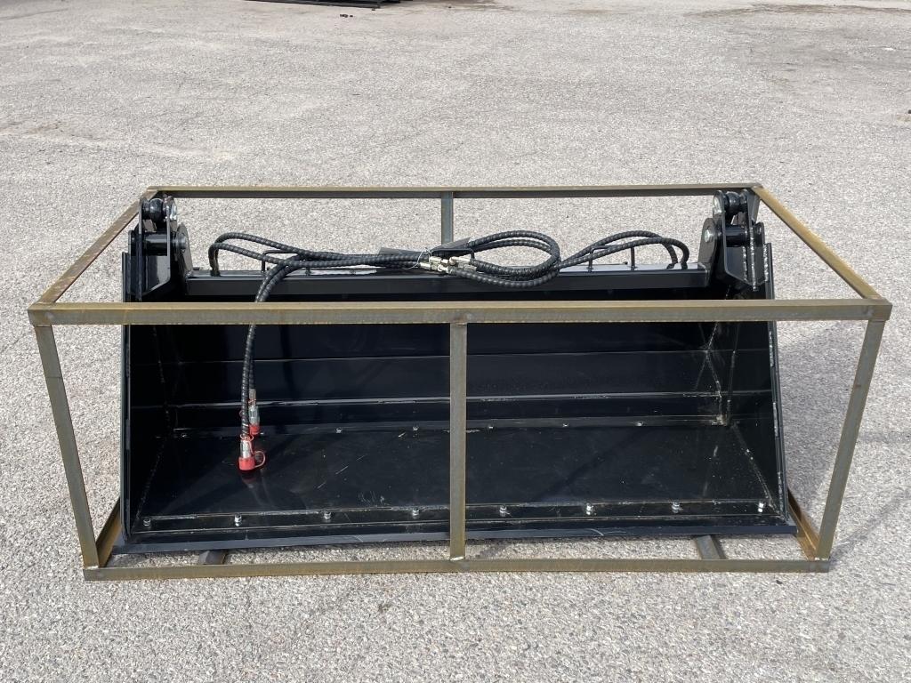 UNUSED Hydraulic Skid-Steer 75" 4-in-1 Bucket