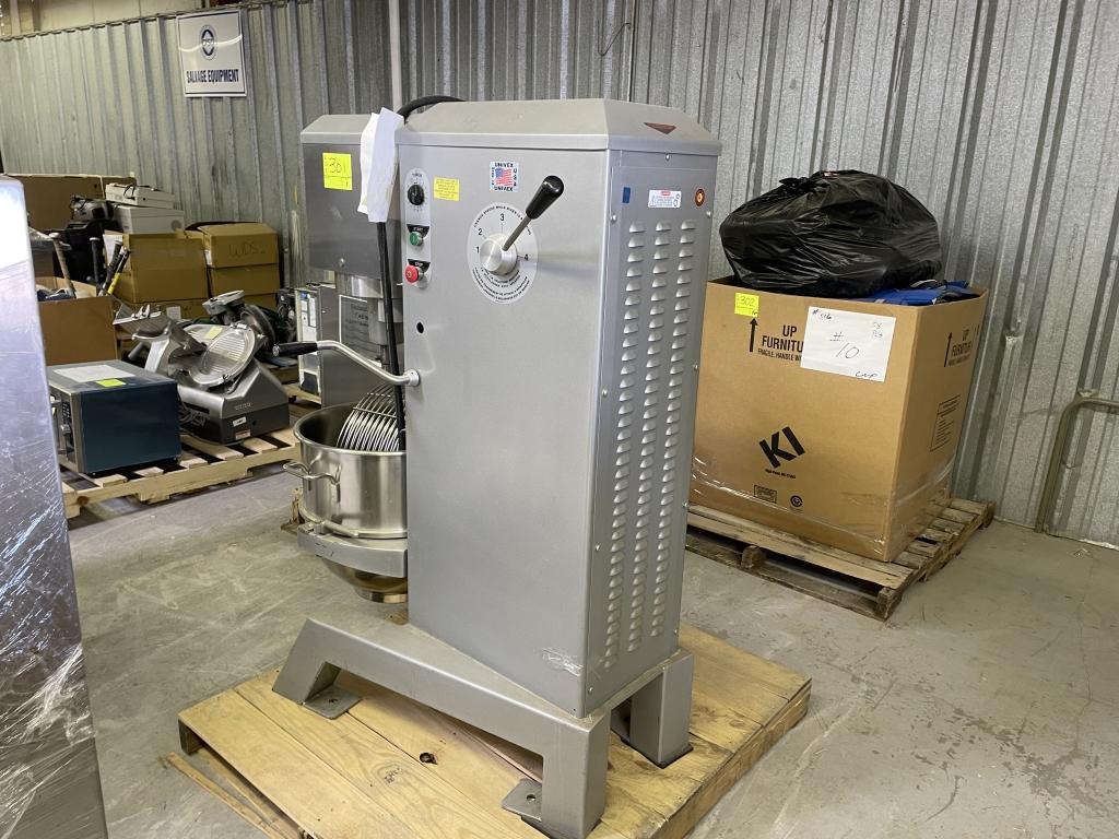 School Surplus - Univex Floor Mixer w/ Attachments