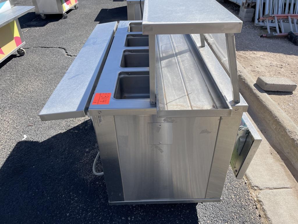 School Surplus - 5FT Heated Serving Table