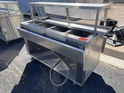 School Surplus - 5FT Heated Serving Table