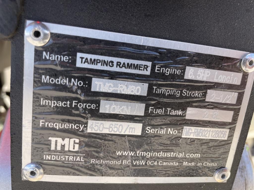 UNUSED  TMG-RM80 6.5HP Tamping Rammer