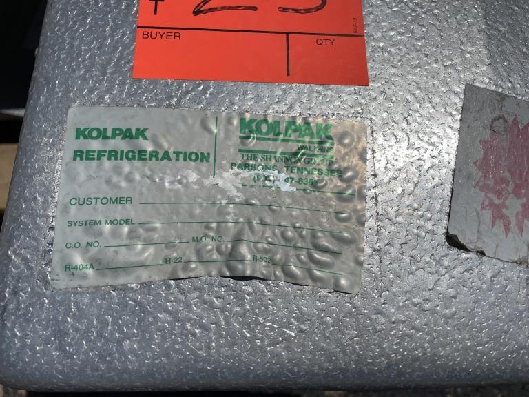 School Surplus - Walkin Refrigeration Units