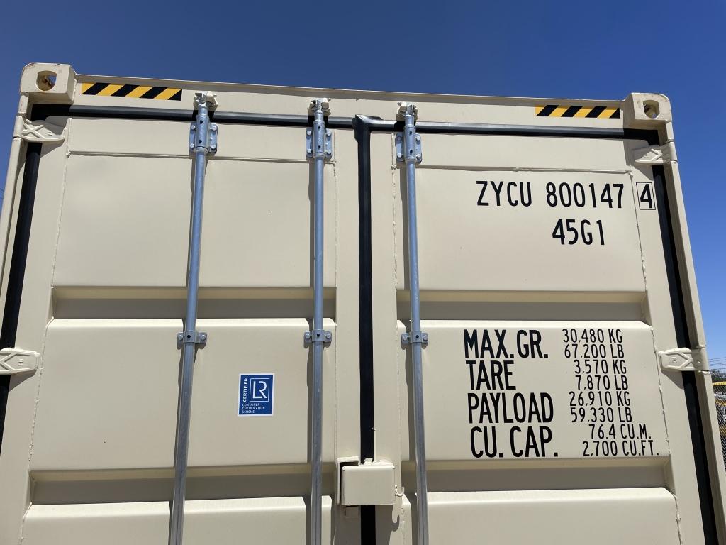 2024 40FT Shipping Container w/ Forklift Pockets