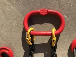 UNUSED (2)pcs of 7FT 5/16" Double Lifting Slings