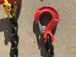 UNUSED (2)pcs of 7FT 5/16" Double Lifting Slings