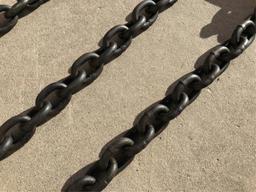 UNUSED (2)pcs of 7FT 5/16" Double Lifting Slings