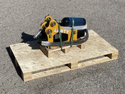 UNUSED Mini-Excavator Hydraulic Breaker w/ 2 Bits