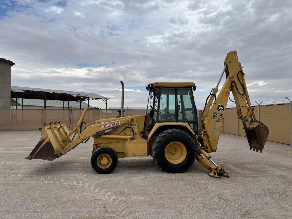 1995 John Deere 410D Turbo 4x4 Loader Backhoe