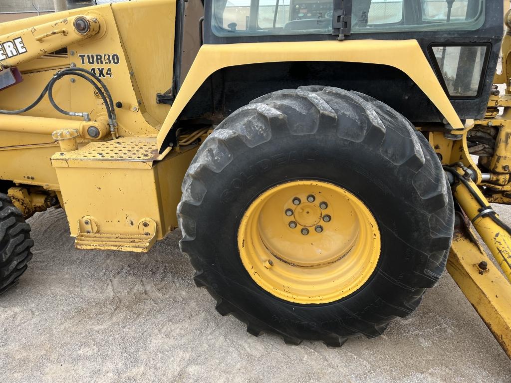 1995 John Deere 410D Turbo 4x4 Loader Backhoe