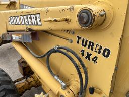 1995 John Deere 410D Turbo 4x4 Loader Backhoe