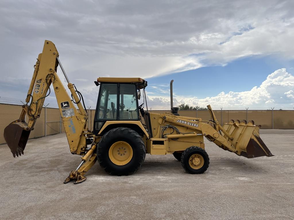 1995 John Deere 410D Turbo 4x4 Loader Backhoe