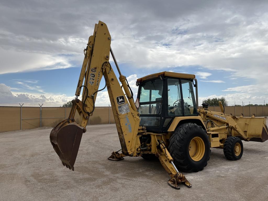 1995 John Deere 410D Turbo 4x4 Loader Backhoe