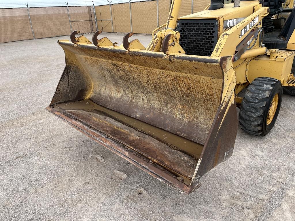 1995 John Deere 410D Turbo 4x4 Loader Backhoe
